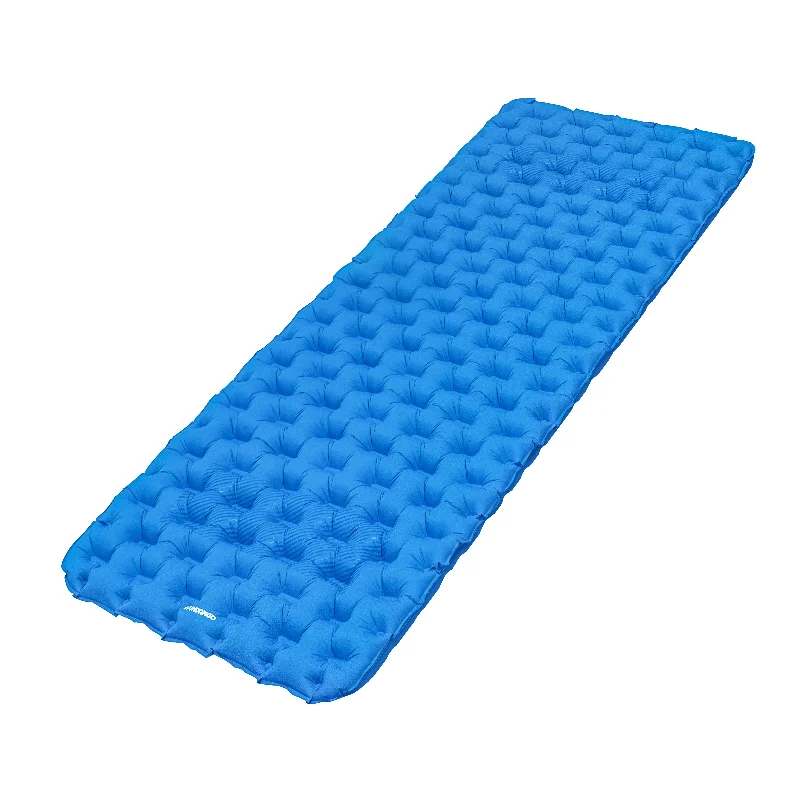 FUNDANGO Single inflatable cushion sleeping pad, traveling, camping, hiking, wide, ultra-light and portable, waterproof