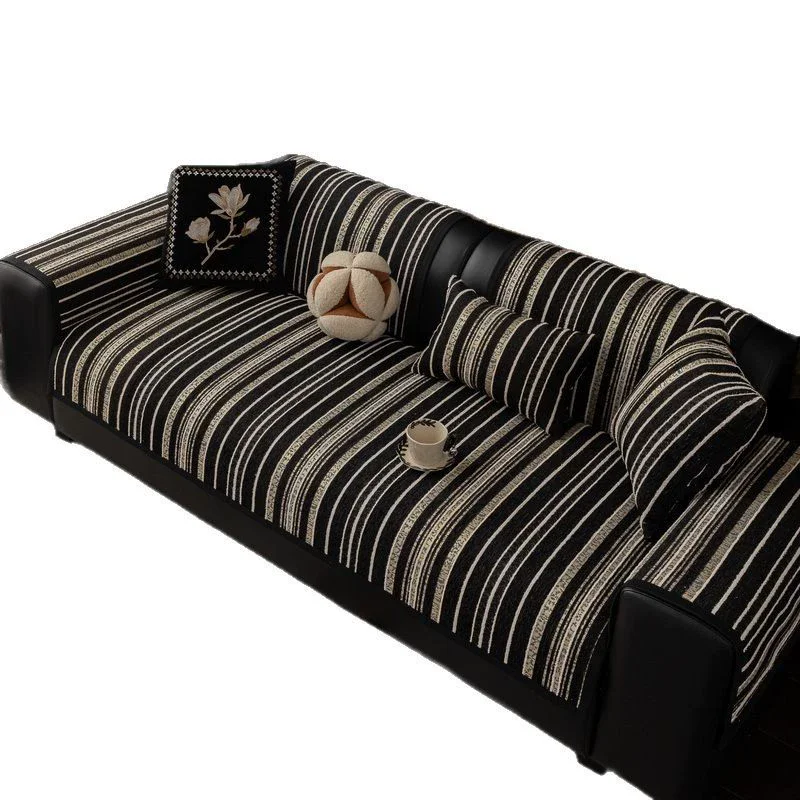 Chenille Sofa Cushion 2025 New Four Seasons Universal Light Luxury Advanced Sense Sofa Cushion Anti-Slip Cover Cover Cloth