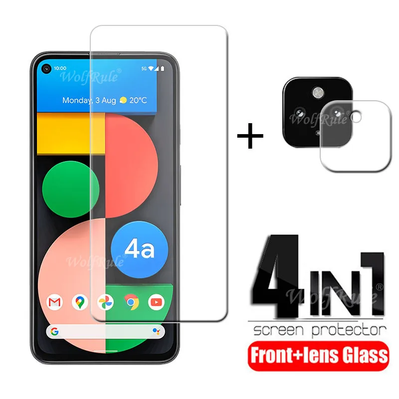 

For Google Pixel 4a 5G Glass For Pixel 4a 5G Glass Camera Lens Phone Screen Film Protector For Google Pixel 4a 5G Tempered Glass