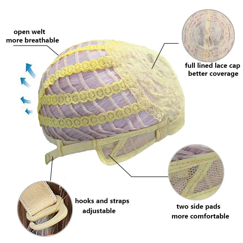 14인치 여성 소녀용 컬러 짧은 곱슬머리 보블 웨이브 퍼플 옴브레 핑크 어깨 길이 가발 바디 웨이브 데일리 또는 코스프레 헤어 가발