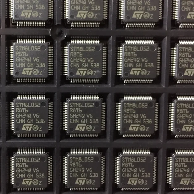 10~100pcs/lot STM8L052R8T6 STM8L052 LQFP-64 100% Brand New Original.
