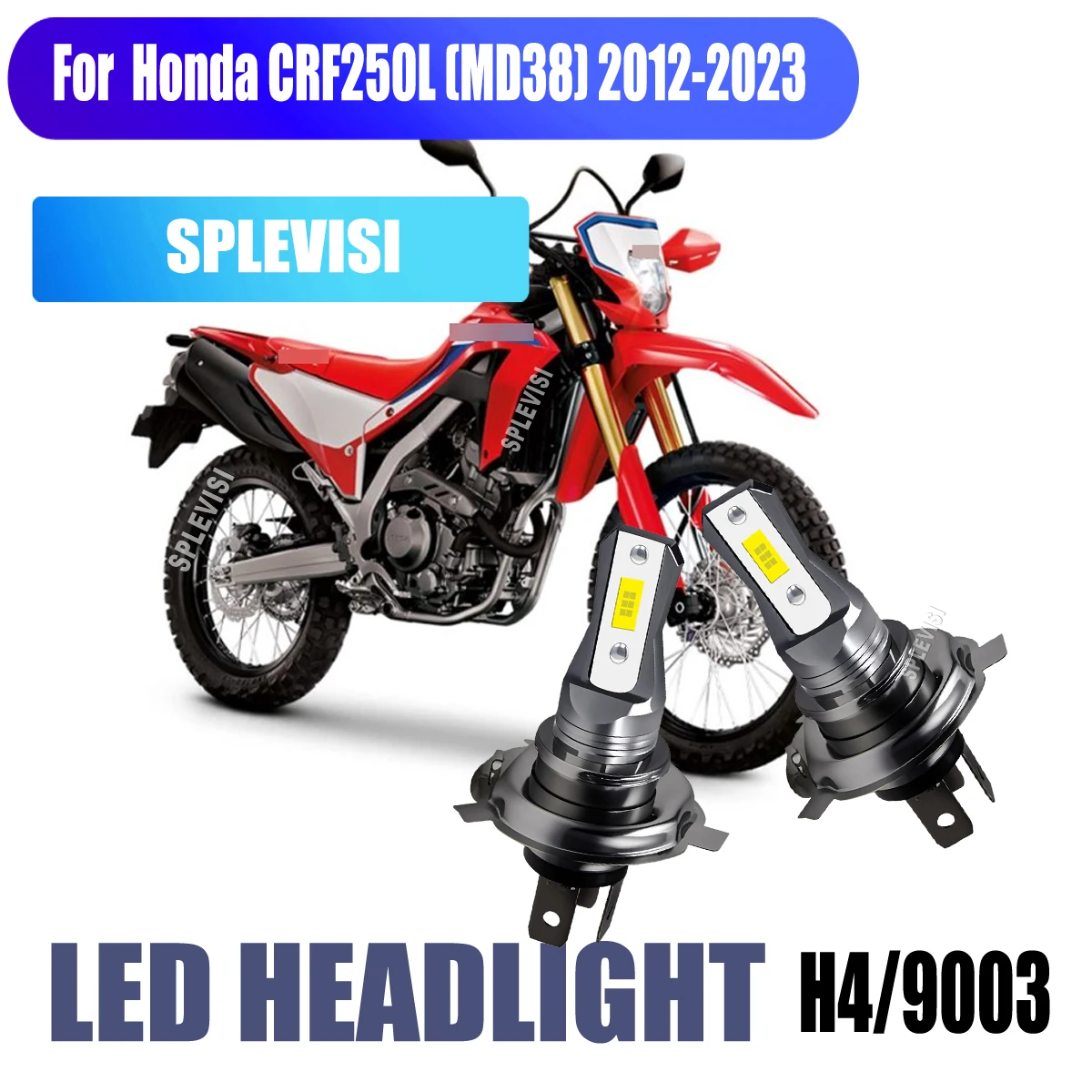 

H4 9003 Motorcycle LED Headlight - Motor Applications For Honda CRF250L(MD38) 2012 2013 2014 2015 2016 2017 2018 2019 2020-2023