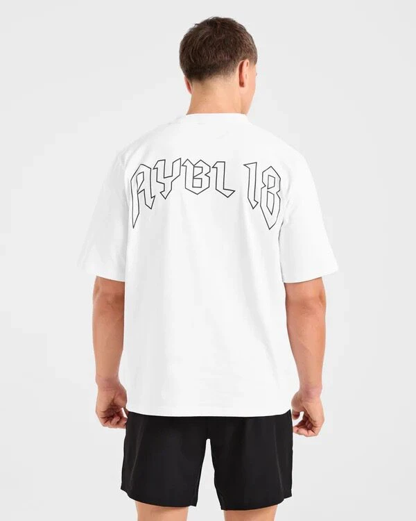 Fit Summer GYM AY 2026 BL American Men's Extra Large T-Shirt Fitness Sports Training Cotton Round-neck Short Sleeve Shirt