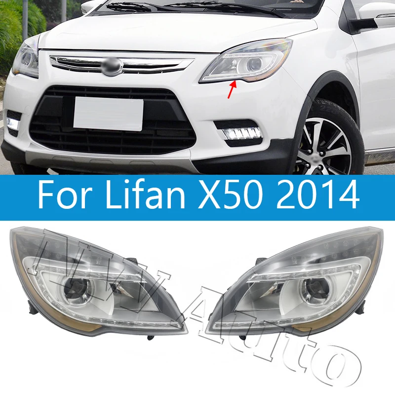 Front Headlight Head Light Headlamp For Lifan X50 2014 Front Bumper  Headlight