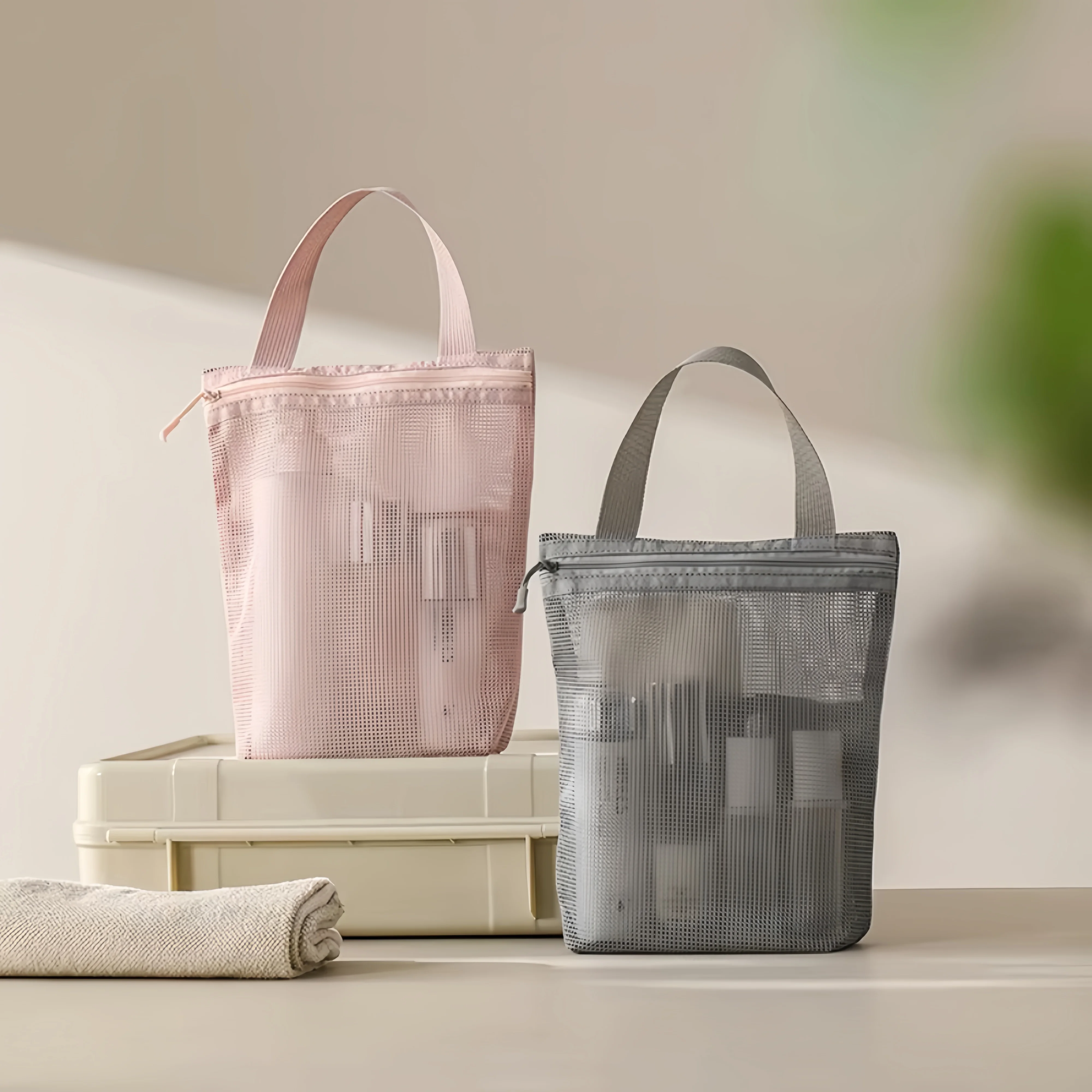 

Quick-Drying Storage Bag Toiletry Bag Handbag For Bathroom Women Organization