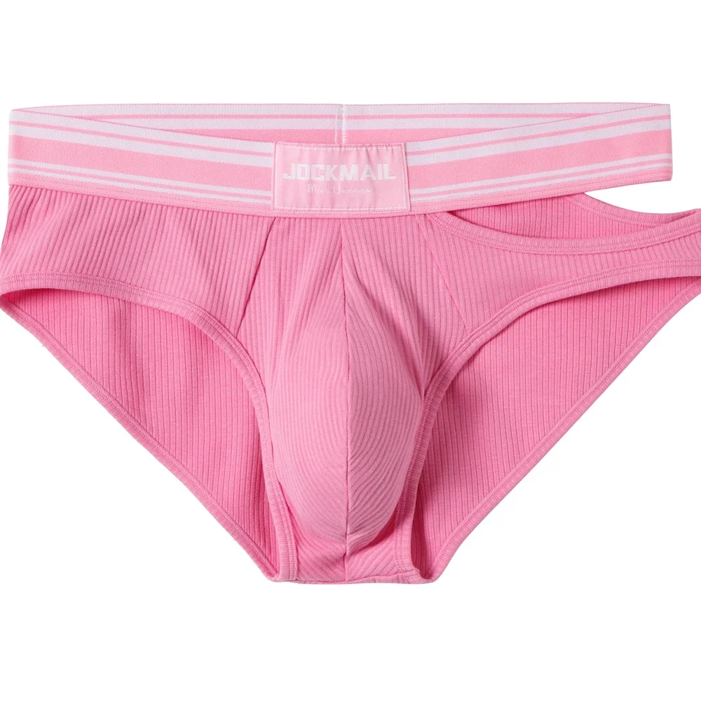 Men's Briefs Slip Sexy Men Underwear Brief U Convex  Man Underpants Comfortable Cuecas Masculinas Side Hollowing Sissy Panties