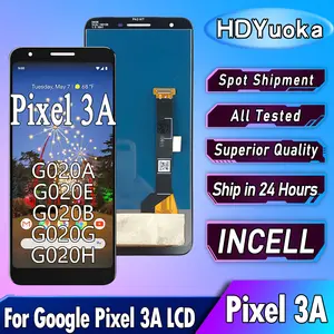 Bilashmart 5.6 INCELL Google Pixel 3A LCD Display Digitizer Assembly Pixel 3A G020A G020E G020B Display Replacement Repair
