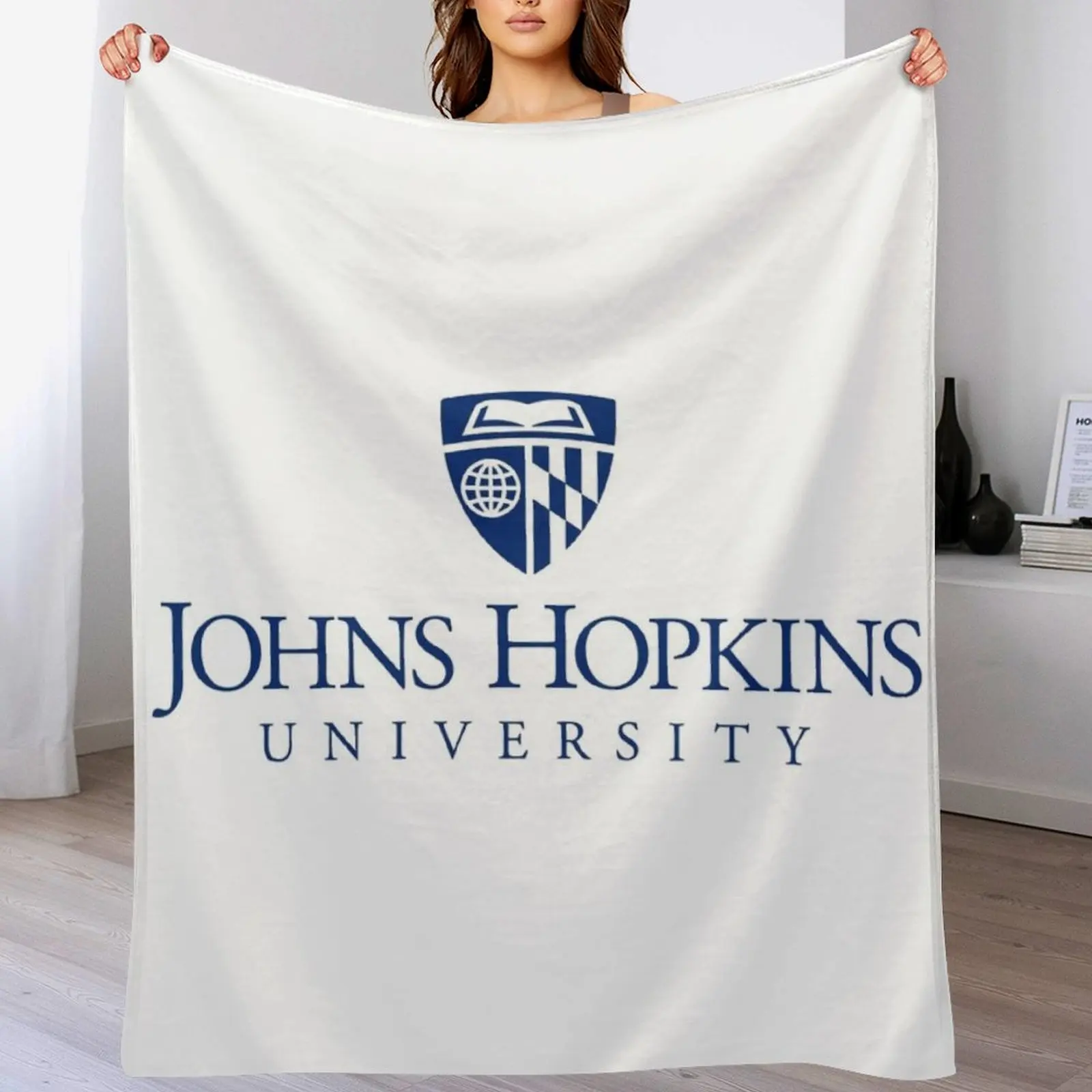 johns hopkins university Throw Blanket Thins Warm Stuffeds Beautifuls Blankets