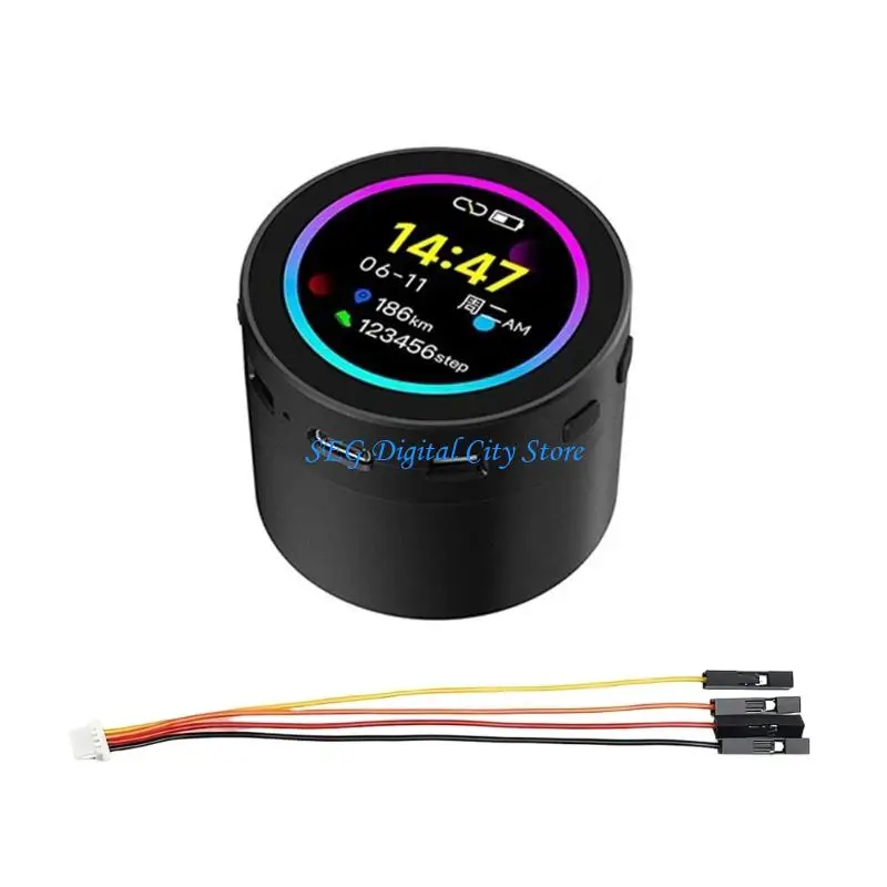 

U75B 1.85inch Round Display Development Board 360x360 WiFi Bluetooth-compatible Programmable Microcontroller Touchable Screen