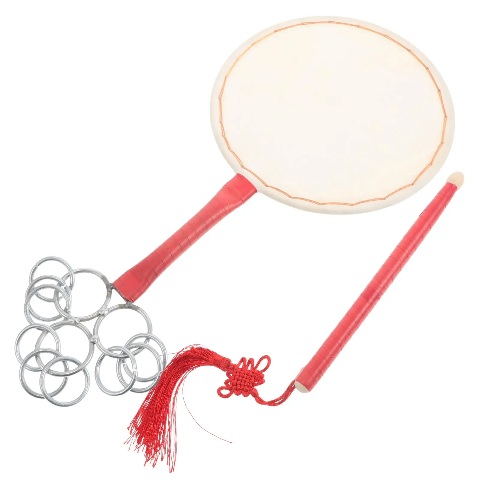 

Hand Drum Fan Dance Handheld Chinese Cultural Products Finger Ancient Style Child