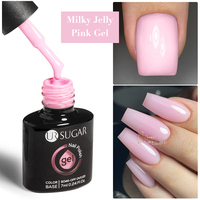 UR SUGAR 7ml Gel Polish Jelly Pink Color Milky White Semi Transparent Manicure Soak Off UV LED Colorful Nail Gel Varnishes