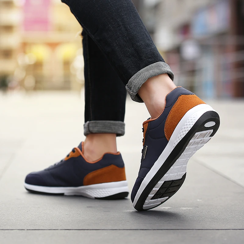 أحذية رجالية جديدة للخريف والشتاء أحذية المشي في الهواء الطلق أحذية رياضية غير رسمية أحذية مريحة غير قابلة للانزلاق أحذية تنس رجالية