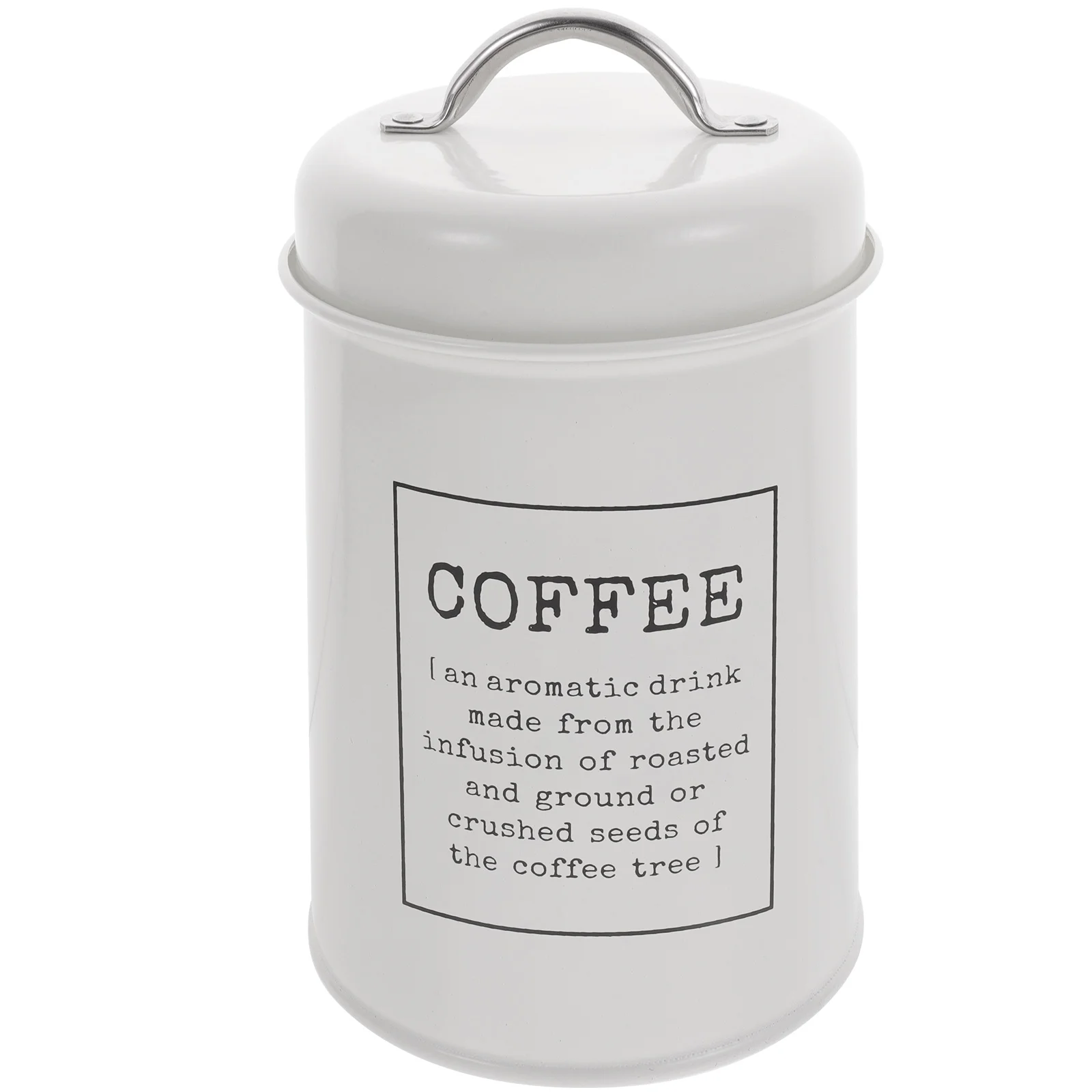 

Farmhouse Coffee Canister Tea Storage Jar Metal Airtight Container Sugar Cereals Farmhouse Style Kitchen Food Storage
