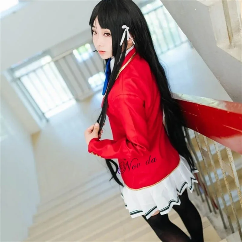 Disfraz de Cosplay de élite de Anime, uniforme escolar de Horikita Suzune Kushida, Youkoso Jitsuryoku Shijou Shugi no Kyoushitsu E