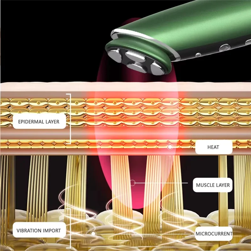 A04R Compact Electric Eye And Facial Massager Pen, Multi-Functional Serum Importer For Beauty Care