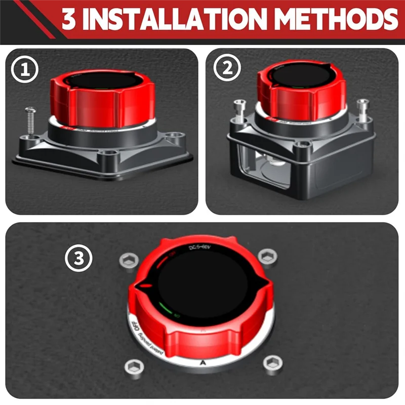 AAAN-DC 5-60 فولت لمركبة بحرية سيارة شاحنة RV متوافق مع المعزل الرئيسي قطع/إيقاف التبديل مفتاح فصل البطارية مع الفولتمي #6