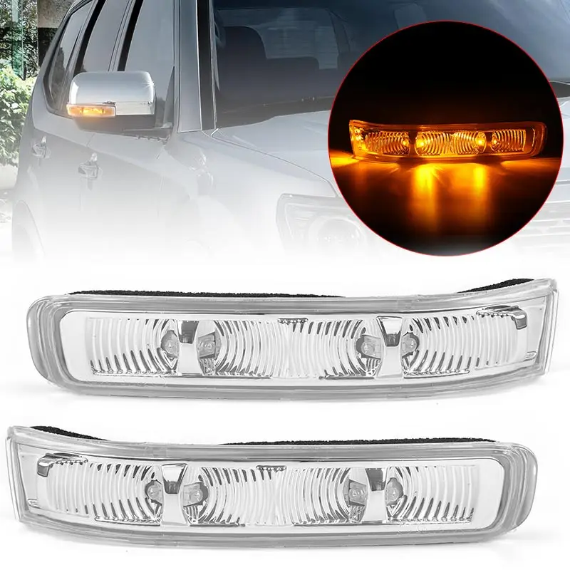 

876232J000 Car Outside Rearview 4 LED Side Mirror Light Turn Signal Lamp For Kia Mohave Borrego 2009 2010 2011-2017 876132J000