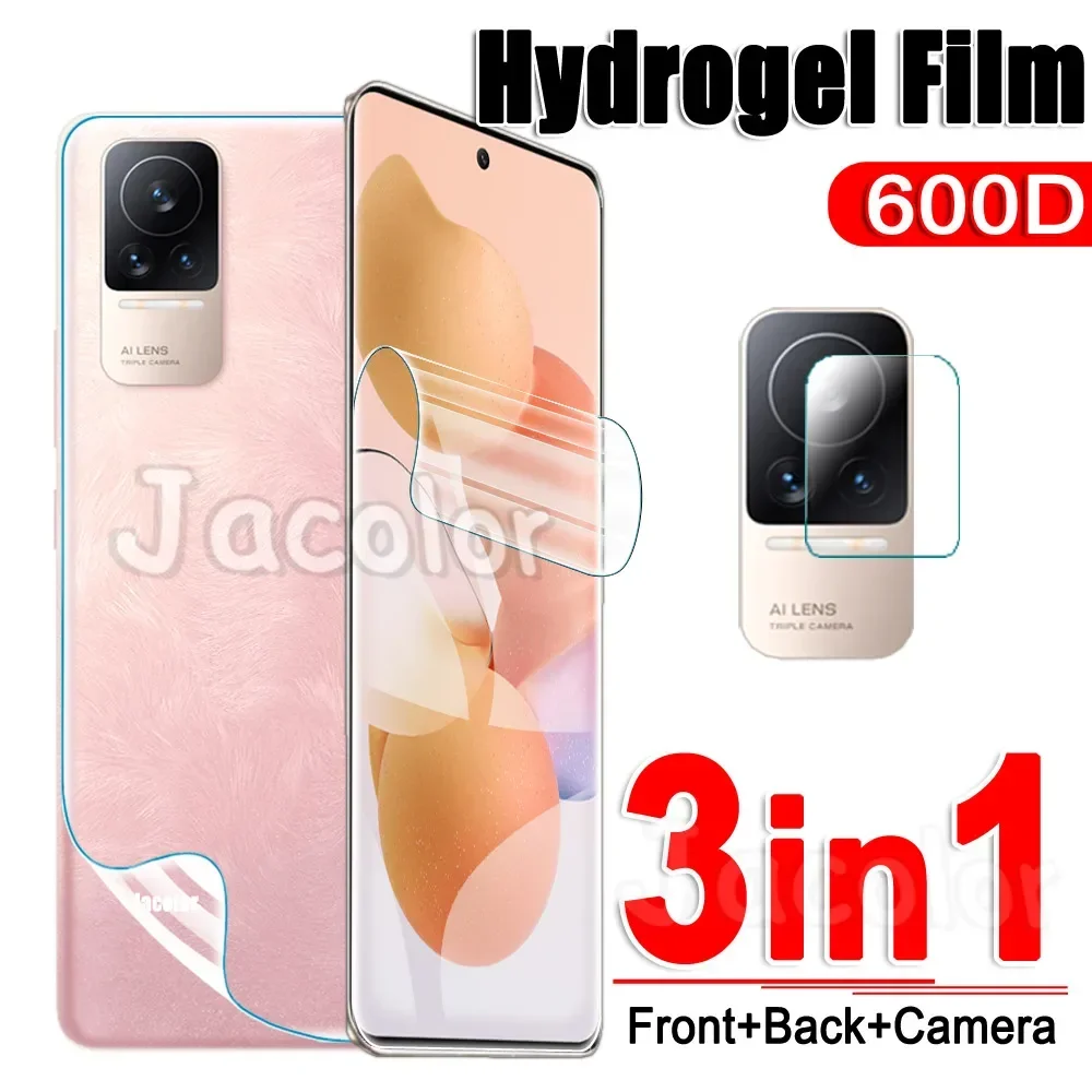 

3 IN1 Hydrogel Film For Xiaomi Mix 4 Civi 1S Camera Glass For Xiaomi Civi 1S Mix4 Xiomi Civi1S Civy 1 S X Back Screen Protector