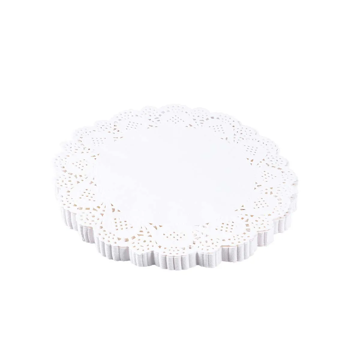 

140Pcs 8.5 Inch Round Lace Paper Doilies Cake Packaging Pads for Elegant Tableware Decoration Paper Doilies Cake Packaging Pads
