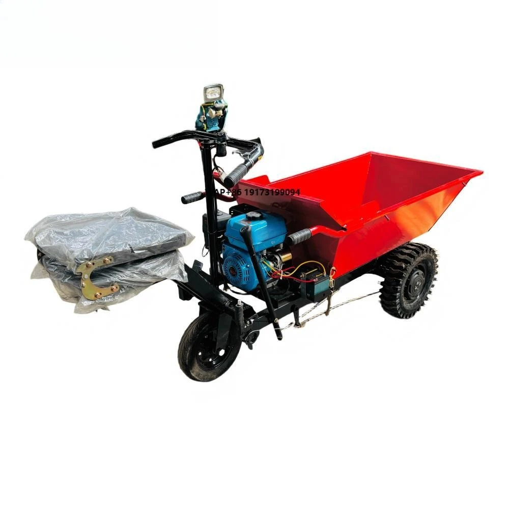 

Мини-самосвал, малогабаритный трехколесный самосвал для строительства, сада/фермы с двигателем 168/173/170