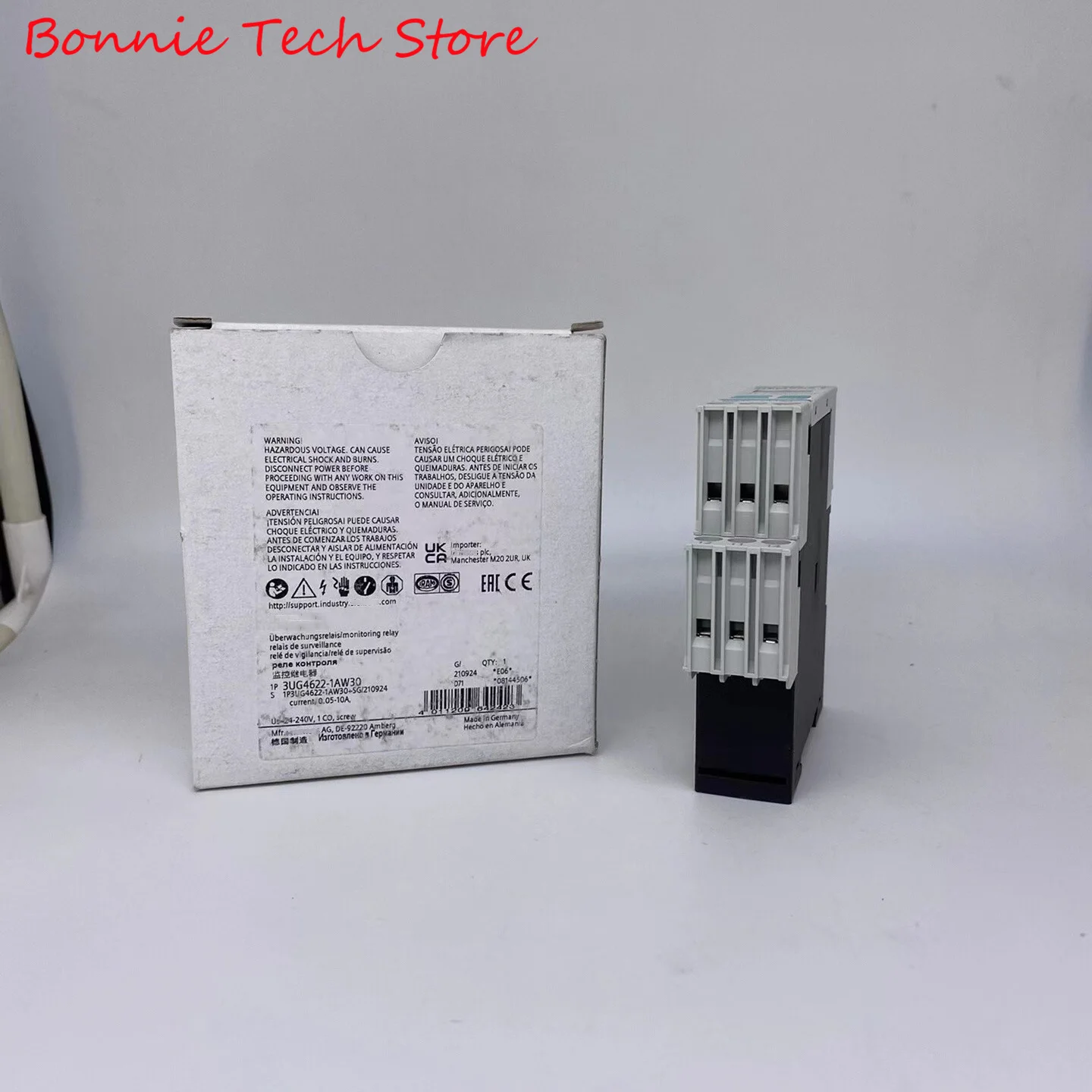 3UG4622-1AW30สำหรับ Siemens Digital การตรวจสอบรีเลย์ Current,การตรวจสอบ22.5มม.จาก0.05-10 AC/DC 0Vershoot และต่ำกว่า