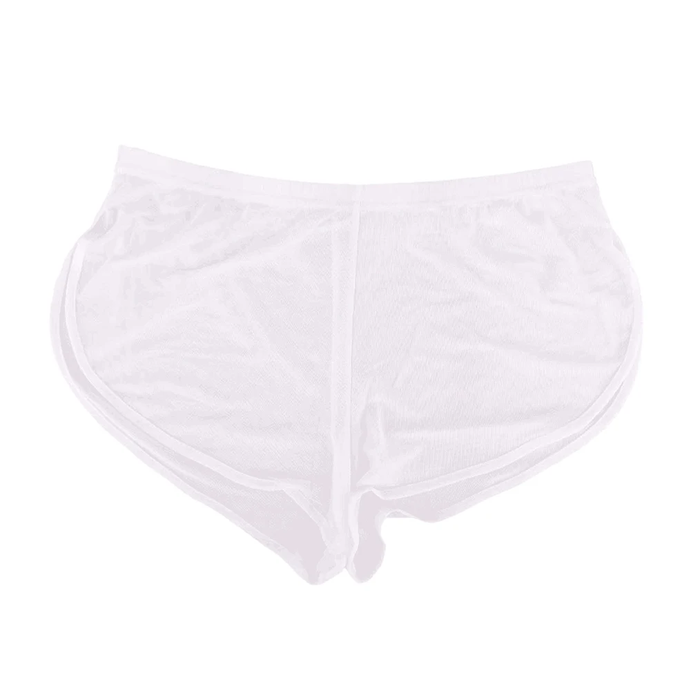 

Briefs Underwear Holiday Solid Sports Breathable Brief Casual Men Sexy Underwear Mesh Middle Elasticity Spring