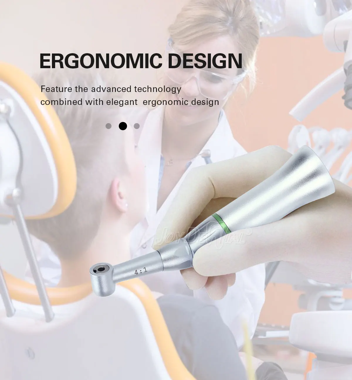 AZDENT Dental 4:1 Reduktions-Winkelstück Interproximale Polierstreifen 1:1 Interproximaler Polierer – Detail 38