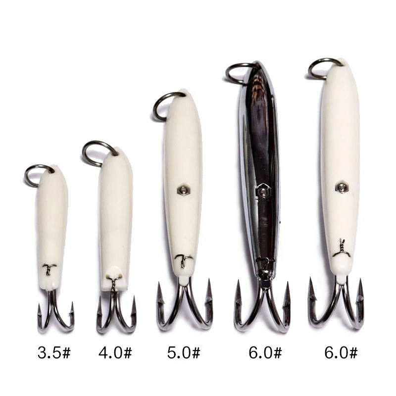 

2pcs Sea Boat Fishing Metal Bow Angle Bait Towing Hook Erben Hook Chicken Claw Hook Lure Jig Mackerel Golden Gun Sailfish Bait
