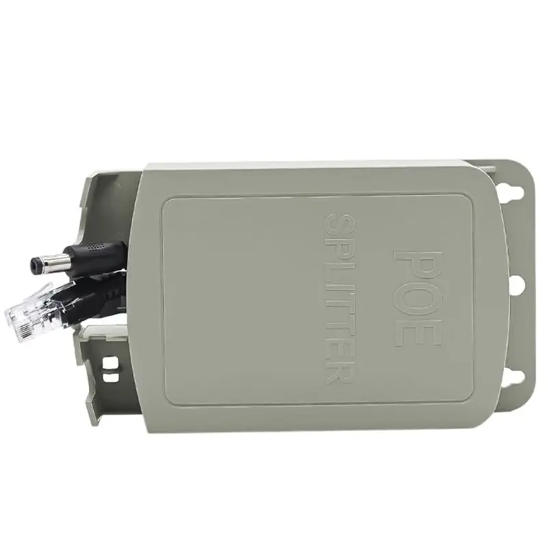 M01K IP67 Waterproof POE Splitter 48V To 12V 1.2A IEEE 802.3Af/At Adapter For Outdoor For Outdoor IP Camera CCTV Security System