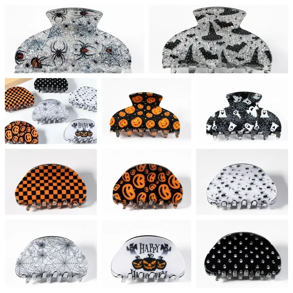 

Заколка-краб для волос в виде паука на Хэллоуин аксессуары для укладки волос противоскользящая Заколка-краб для волос Призрак аксессуары для волос для женщин