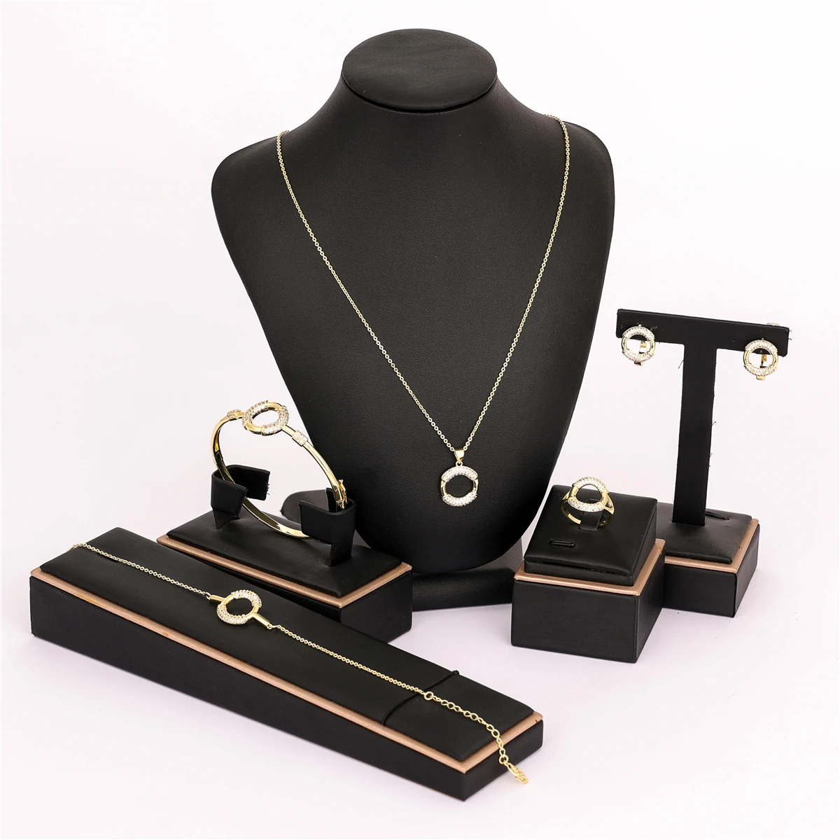 Fashion Women\'s Necklace Earring Jewelry Set