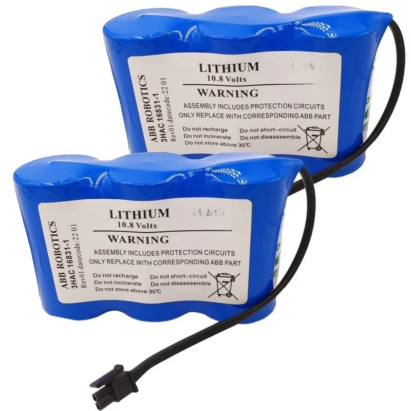 

2 pieces 3HAC16831-1 10.8 volt 17000mAh battery for robot stock -