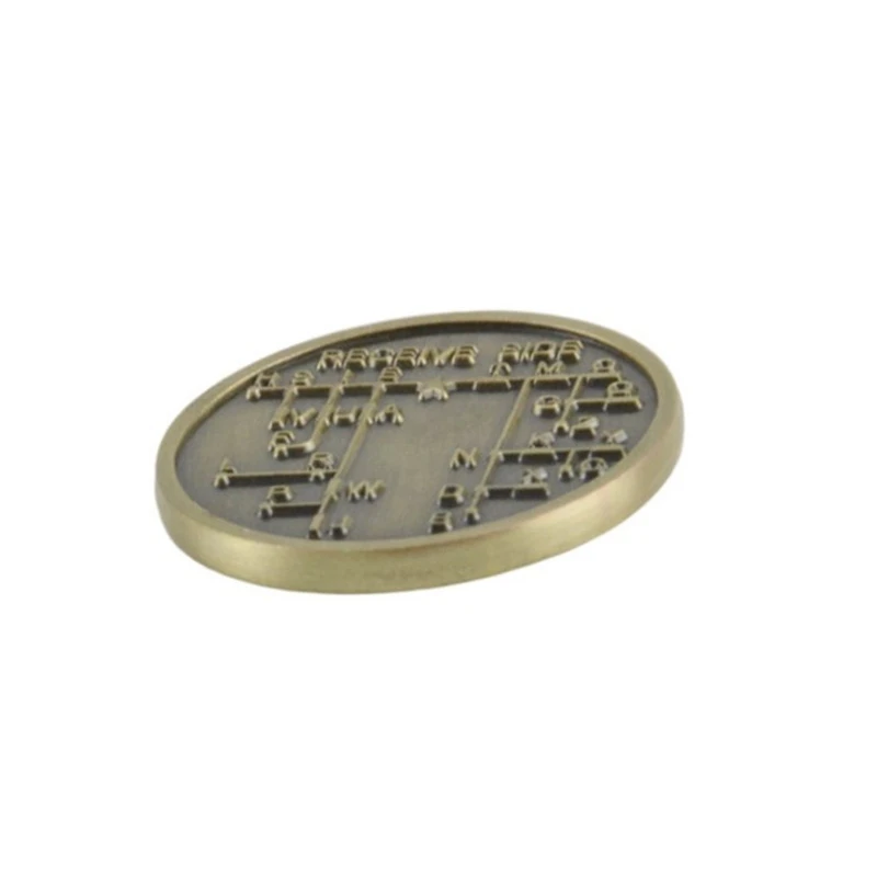 LJL-CW Morse Code Commemorative Coins CW Training Coin Morse Code Training Coin For Novice Radio Enthusiasts