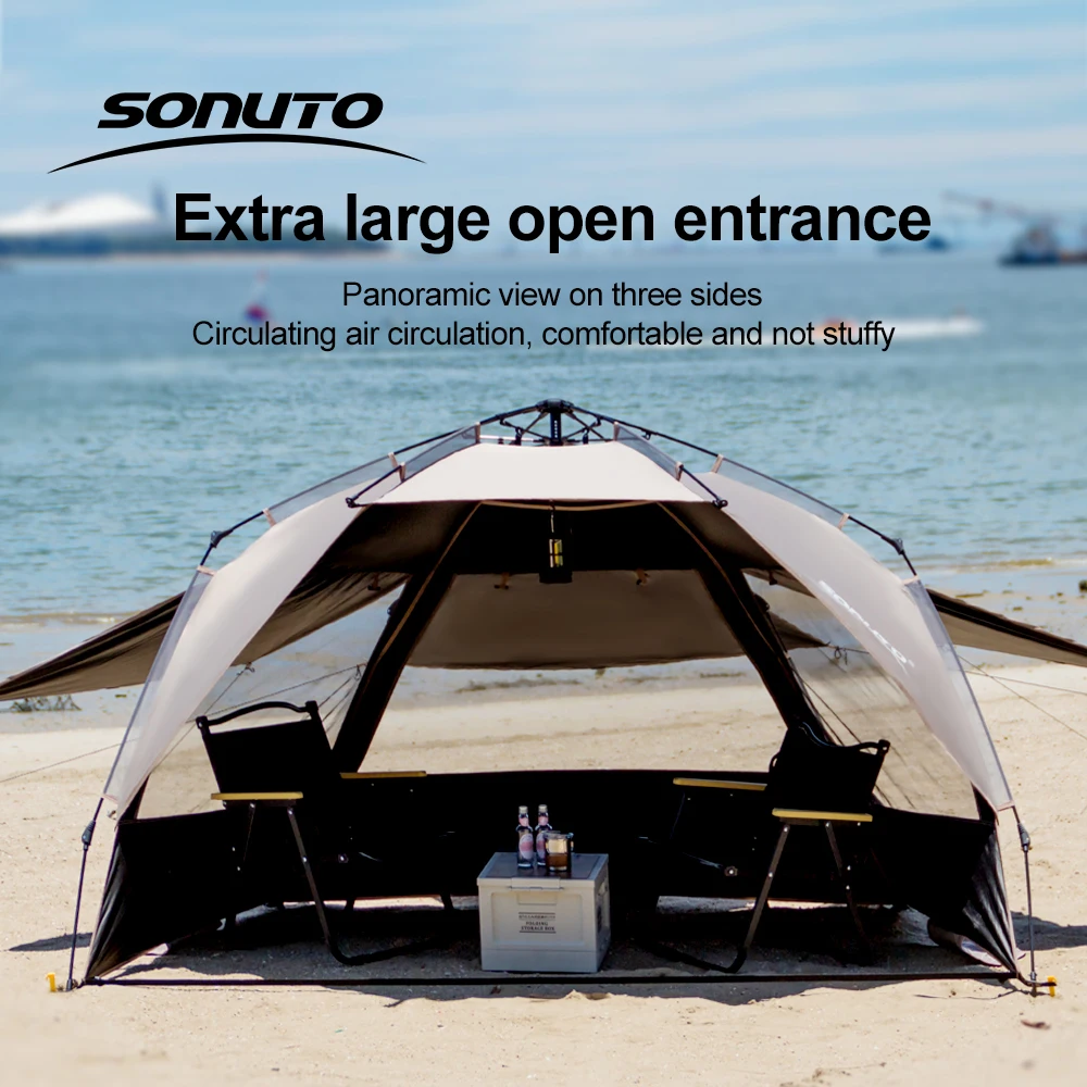 Sonuto-クイック自動開閉テント,屋外テント,ワンタッチ,ビーチ