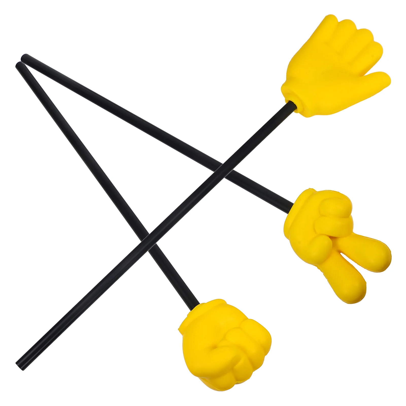 3 Pcs Finger Foam Sponge Stick Party Game Props Reading Pointers for Classroom Hand Teachers Handheld