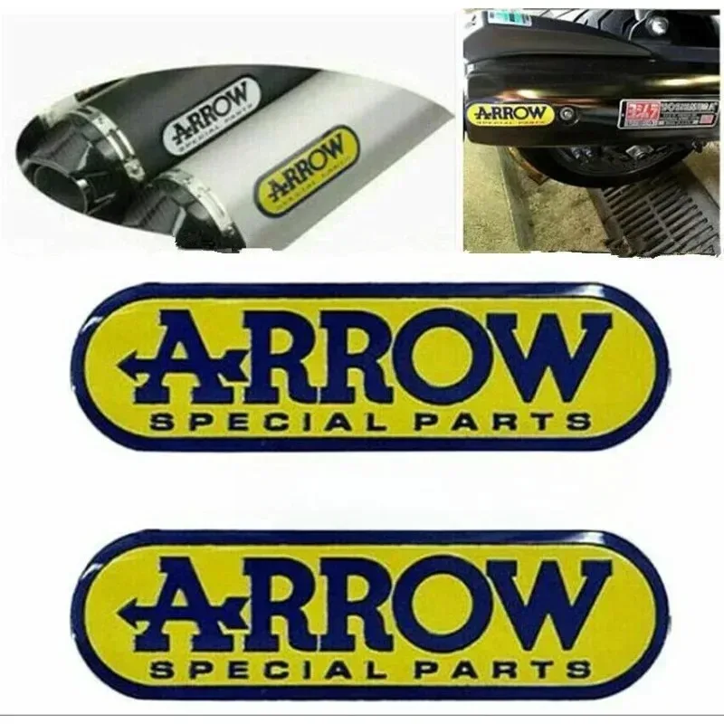 Motorcycle stickers Exhaust Pipe Decoration 3D Stickers For Suzuki Yamaha Honda Kawasaki Heat Resistant Decals Cafe Racer Moto image 2
