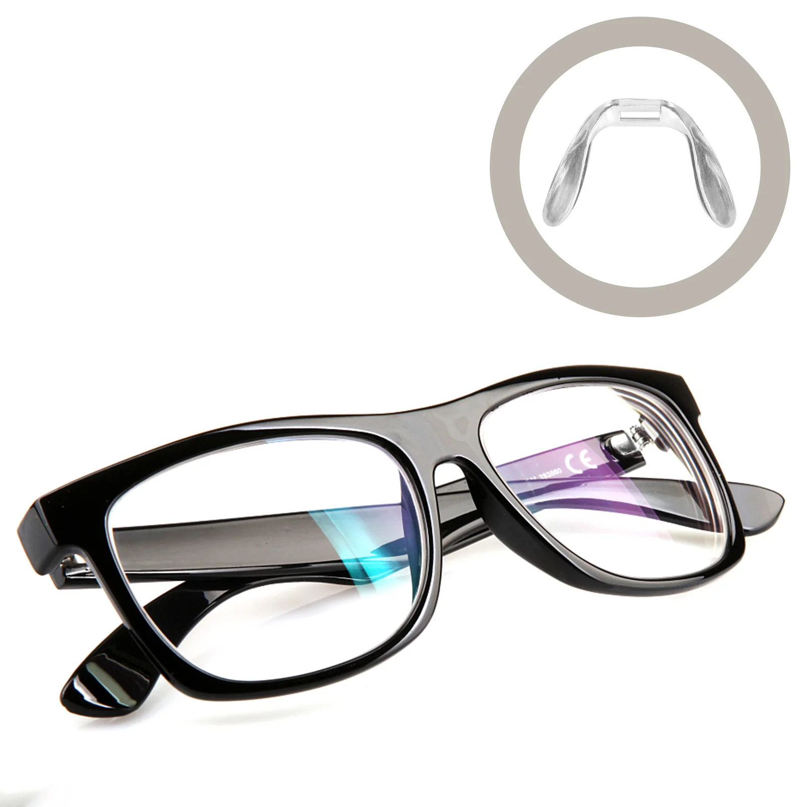 

3 Pcs Nose Nonslip Pad Glasses Pads Child Sunglasses Support Soft Kit Hard Plastic Eyeglass