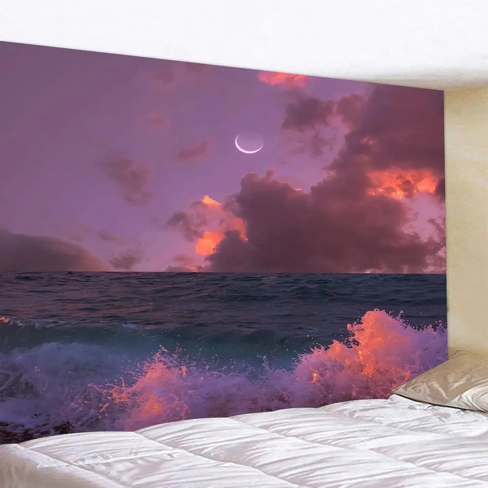 VIKAMA Gamepad Neon Graffiti Tapestry, Cool Wall Hanging Background Cloth for Gaming Living Room Decor