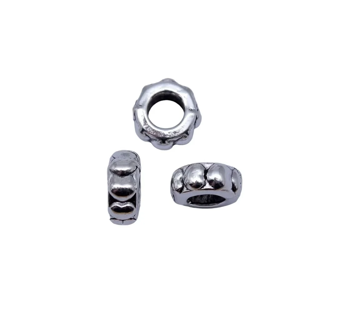 

30pcs 9.4x9.4x4mm Zinc alloy metal tibetan silver plated bead T1343 for jewelry making