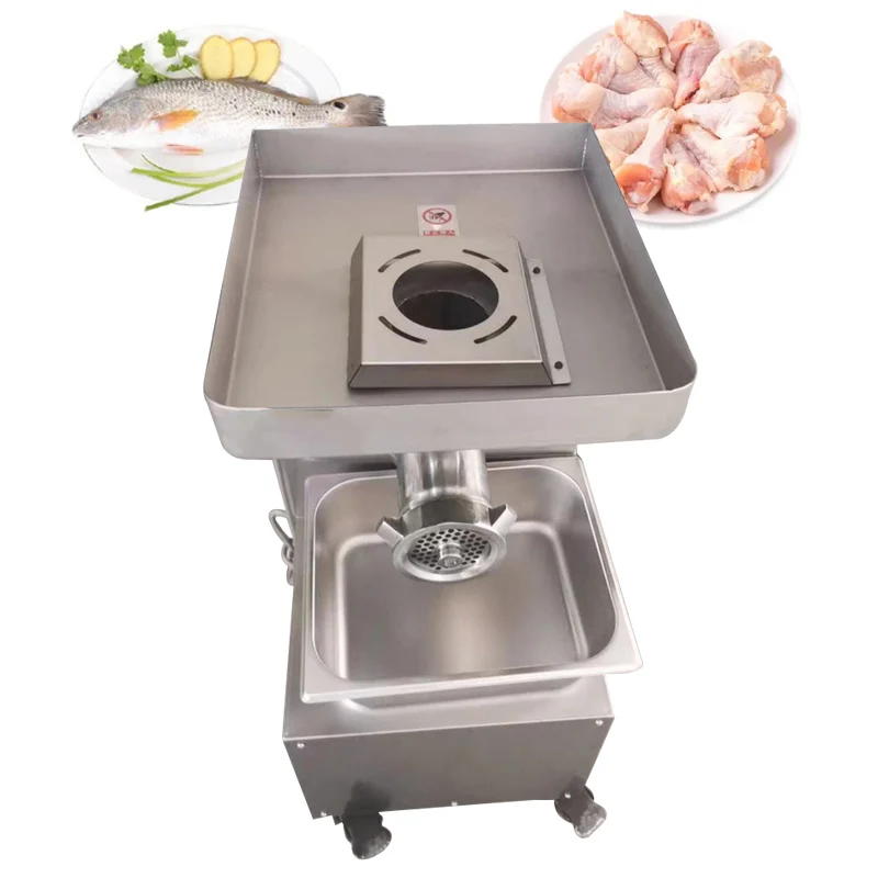 Commercial Meat Grinder Electric Sausage Maker Stainless Steel With 2 Grinding Plates Meat Mincer