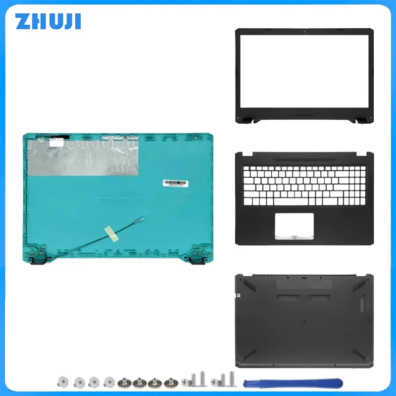 

New Laptop LCD Back Cover Front Bezel Palm rest Bottom Case Replace Cover For YX570 X570 YX570Z YX570ZD YX570UD FX570UD