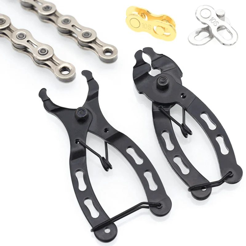 Mini Bike Chain Quick Link Tool Set 2Pcs Chain Clamp Repair Pliers for Mountain Bike Installation
