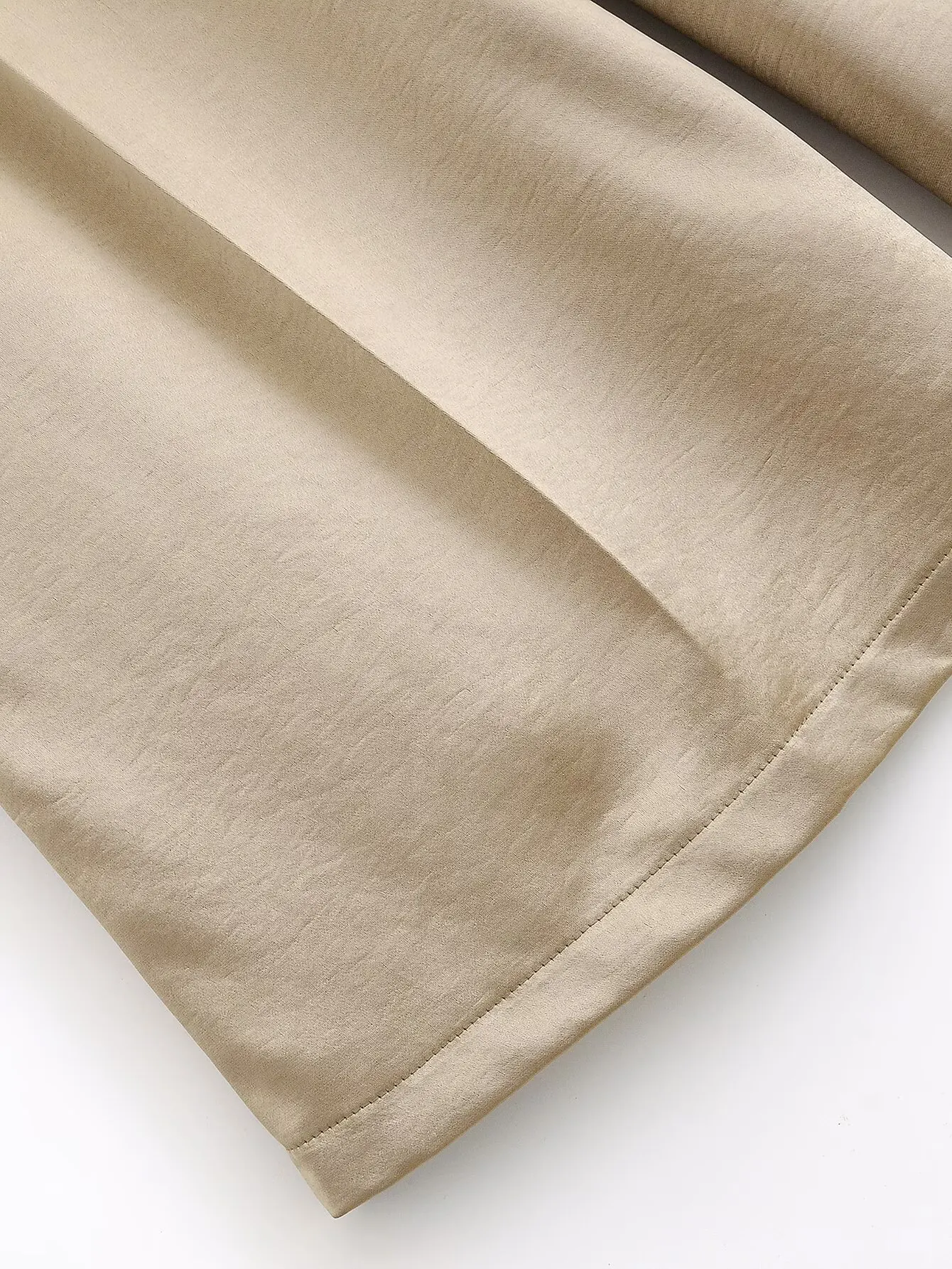 RARA2025 Estate nuove donne abbigliamento moda cintura versatile trama in raso pieghettato pantaloni casual a gamba larga