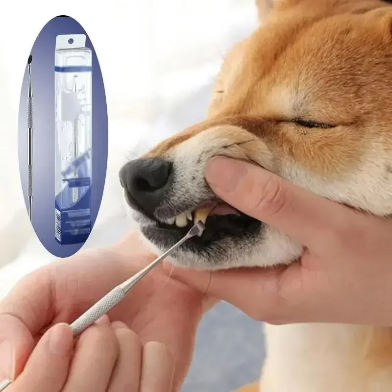 

Pet Dog Tooth Cleaner Tartar Removers Scraper Dental Pen Stainless Steel Pet Puppy Mouth Breath Fresher Oral Cleaning Tool