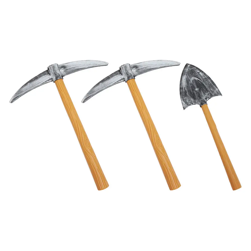 1Set Crosspick Spade Props Foam Pickaxe Dwarf Cosplay Gnome Accessories Party Stage Performance Costume Halloween Prop