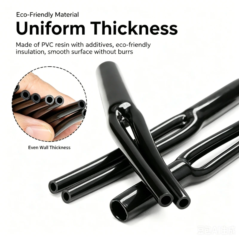 1~100P PVC Y Splitter Pant Boot Wire Boots Y-shaped Sleeve Tube Speaker Audio Cable Wire Cable Pants Size 7/9/10/12/15.5mm