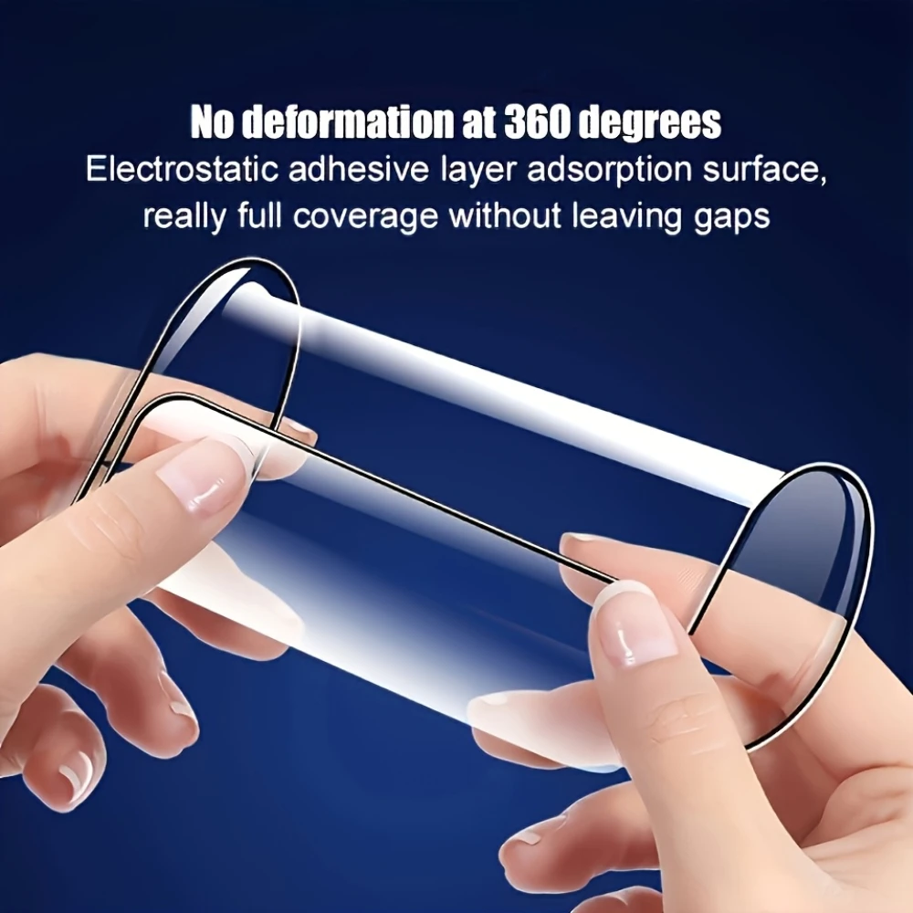 NNBILI 5er-Pack HD Soft-Keramikfolie für iPhone 17 16 15 14 13 12 11 Pro Max 17e 16e, kein Glas, hohe Kratzfestigkeit, einfache Installation – Detail 3
