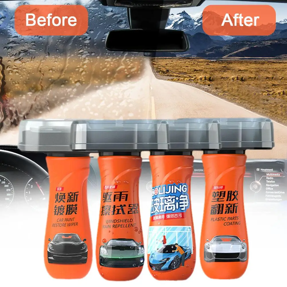 Oil Film Remover For Strong Cleaning Of Car Glass Car Cleaner Glass Oil Film Remover Windshields Cleaning Liquid 100ml B0p8