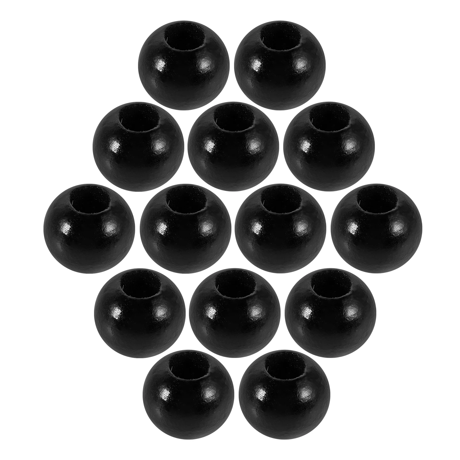 40 Pcs Wooden Bead Accessories Bracelet Beads Making Jewelry Diy Craft Decorative Handmade Crafts