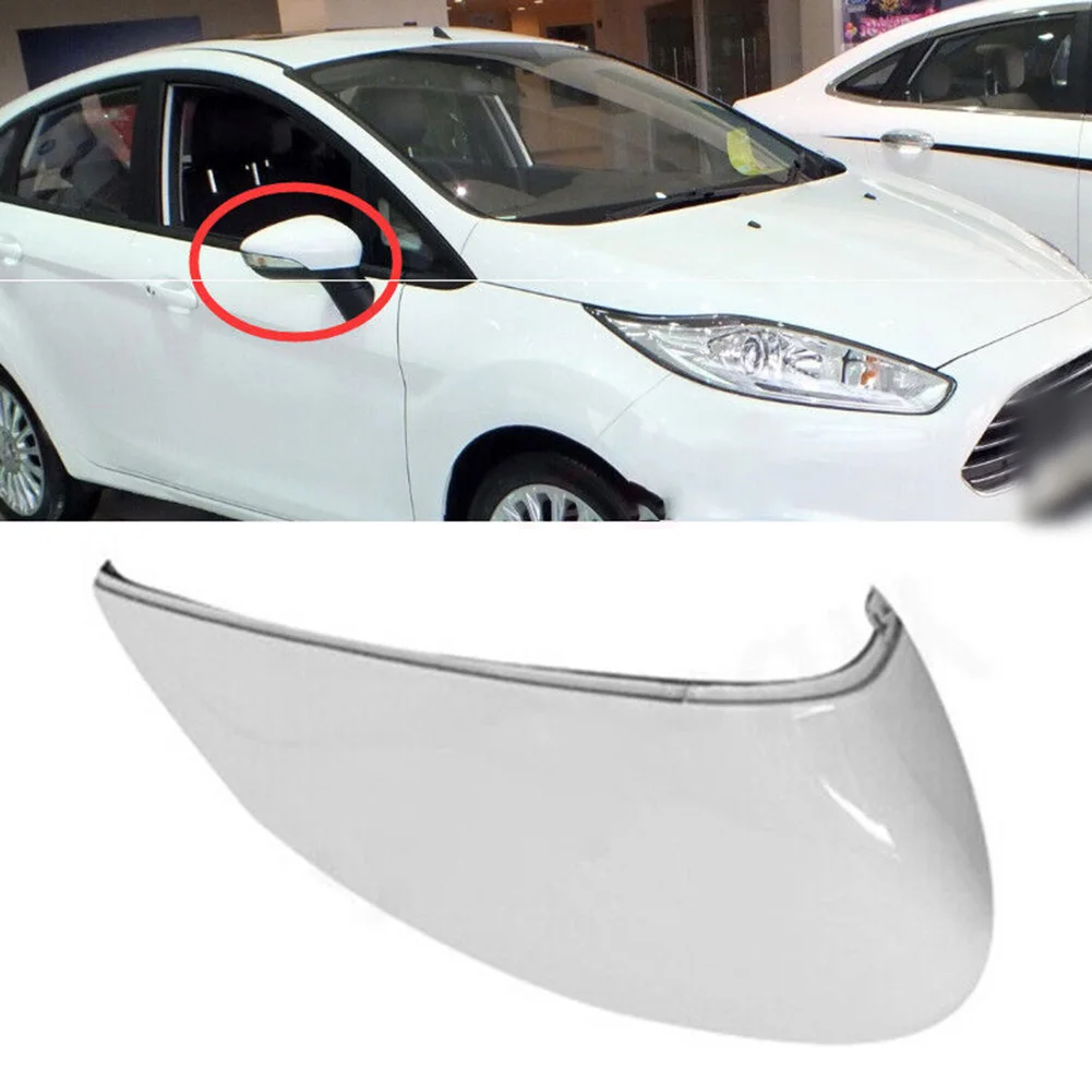 For Ford Fiesta MK7 20082017 Right Wing Mirror Cover Cap White No installation instruction Perfectly Replace factory OEM parts